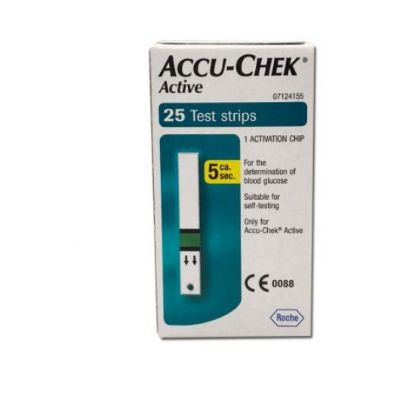 Picture of ACCU-CHEK ACTIVE  STRIPS 25S