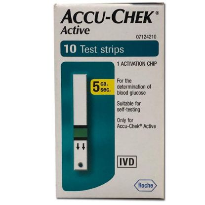 Picture of ACCU-CHEK ACTIVE STRIPS 10S