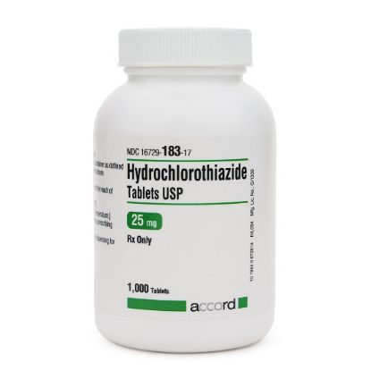 Picture of HYDROCHLOROTHIAZIDE 25MG TAB (1000)