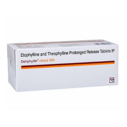 Picture of DERIPHYLLIN RELEASE 300MG TAB (100)