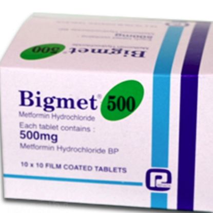 Picture of BIGMET 500MG TAB (100)