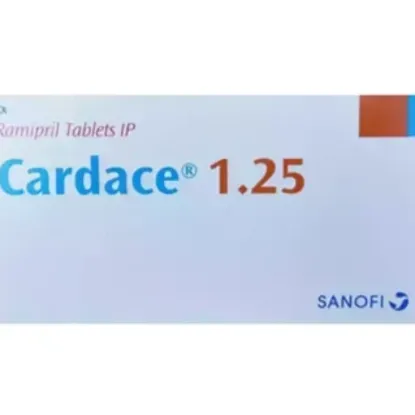 Picture of CARDACE 1.25MG TAB (90)