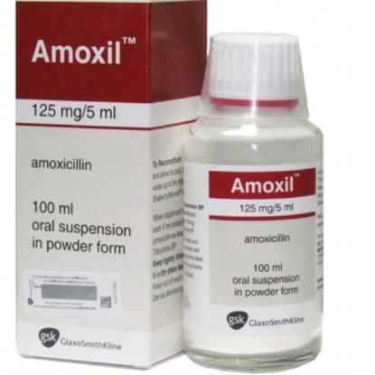 Picture of AMOXIL SYRUP 125MG/5ML 100ML