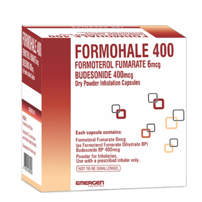 Picture of FORMOHALE 400MG CAP (100)