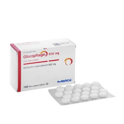 Picture of GLUCOPHAGE 850MG TAB (100)