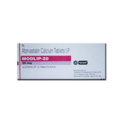 Picture of MODLIP 20MG TAB (100)