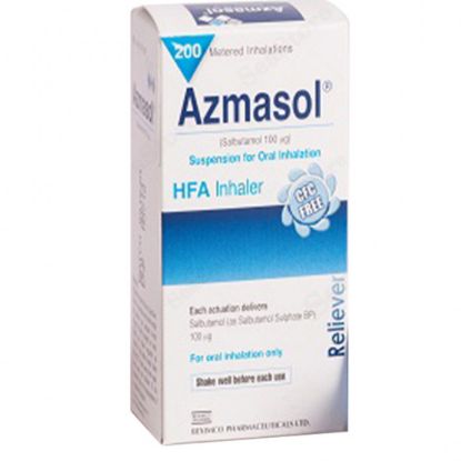 Picture of AZMASOL HFA INHALER 200D