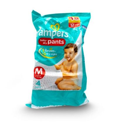 Picture of PAMPERS BABY DRY 4S (M)