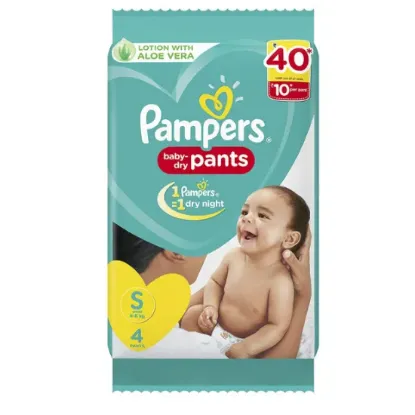 Picture of PAMPERS BABY DRY 4S (S)