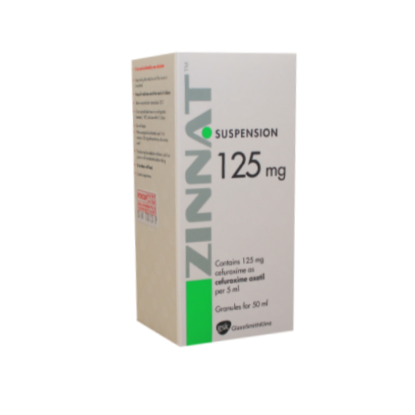 Picture of ZINNAT SUSPENSION 125MG/5ML 100ML