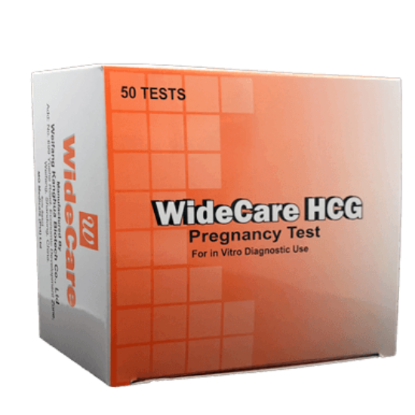 Picture of WIDECARE HCG PREGNANCY TEST STRIPS 50S