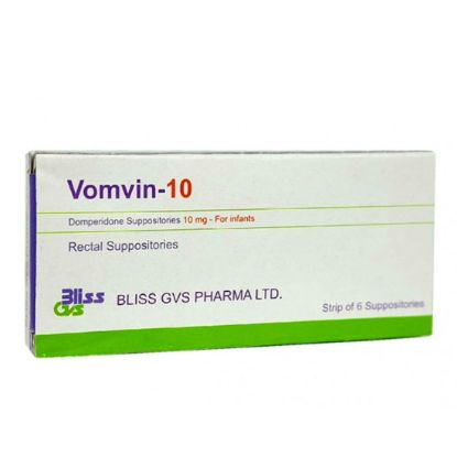 Picture of VOMVIN 10MG SUPPOSITORY 6S