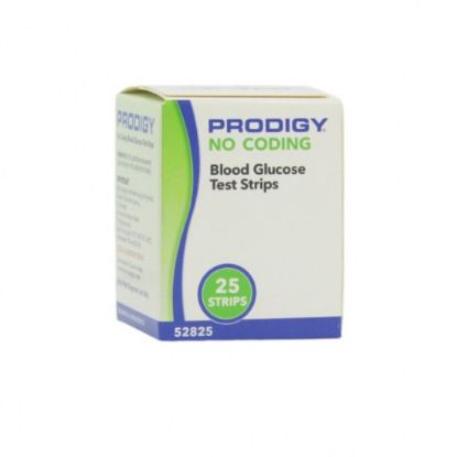 Picture of PRODIGY STRIPS 25S (BLOOD GLUCOSE TEST STRIPS)