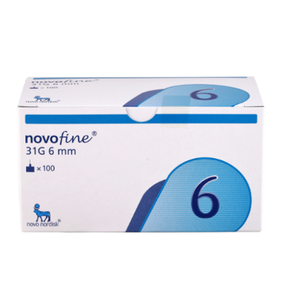 Picture of NOVO FINE NEEDLE 31G 6MM 100S