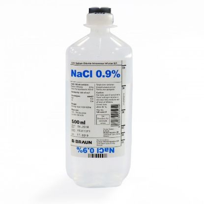 Picture of SODIUM CHLORIDE 0.9% 500ML