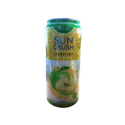 Picture of SUN CRUSH SPARKLING GREEN APPLE DRINK 250ML (TIN)