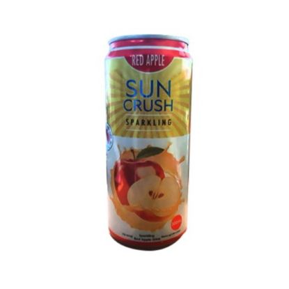 Picture of SUN CRUSH SPARKLING RED APPLE DRINK 250ML (TIN)