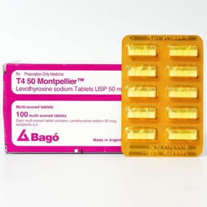 Picture of T4 MONTPELLIER 50MCG 100S