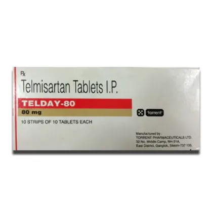 Picture of TELDAY 80MG 100S