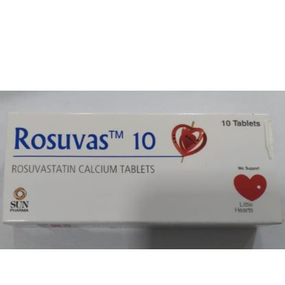 Picture of ROSUVAS 10MG TAB (10)