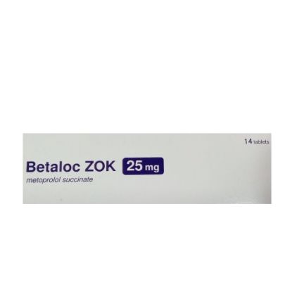 Picture of BETALOC  ZOK 25MG TAB (14)