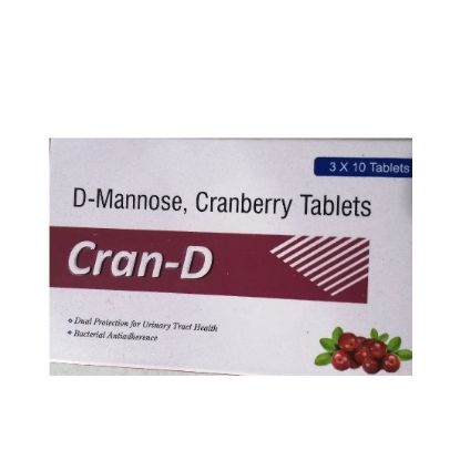 Picture of CRAN-D 30S (D-MANNOSE, CRANBERRY)