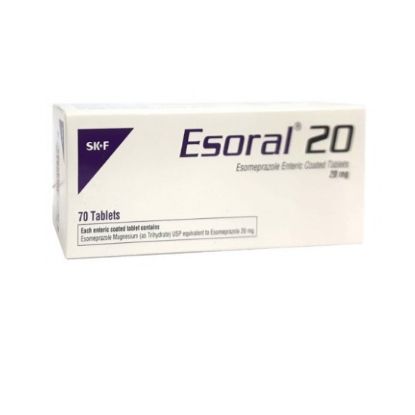 Picture of ESORAL 20MG TAB (70)