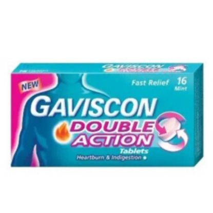 Picture of GAVISCON DOUBLE ACTION TAB 16S