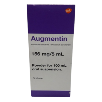 Picture of AUGMENTIN SYRUP 156MG/5ML 100ML