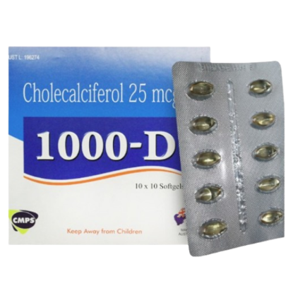 Picture of 1000-D 25MG 100S