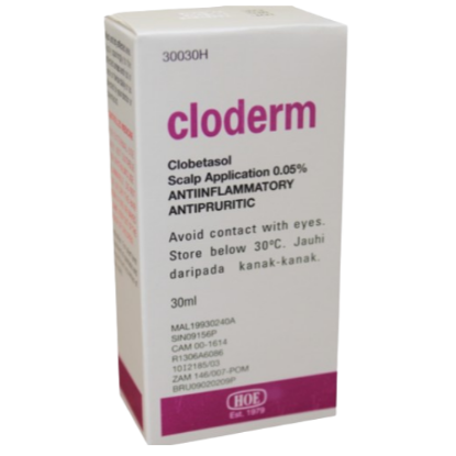 Picture of CLODERM SCALP LOTION 30ML