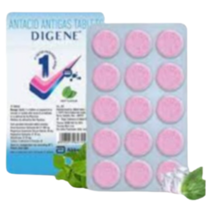 Picture of DIGENE MINT FLAVOUR TAB (15)