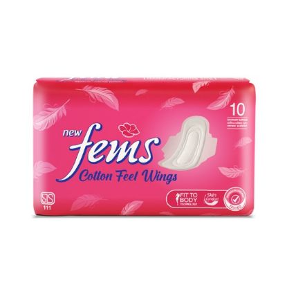 Picture of FEMS ACTIVE COTTON FEEL WINGS 10S