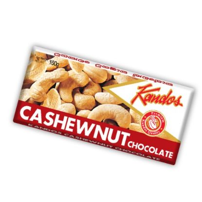 Picture of KANDOS CASHEWNUT MILK CHOCOLATE 160G