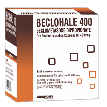 Picture of BECLOHALE 400MCG 100S