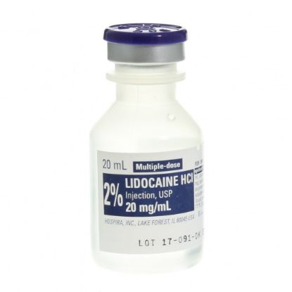 Picture of LIDOCAINE 2% MDV 20 ML VIAL