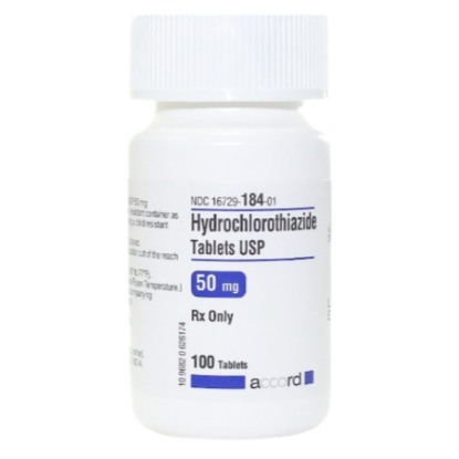 Picture of HYDROCHLOROTHIAZIDE 50MG TAB (1000)